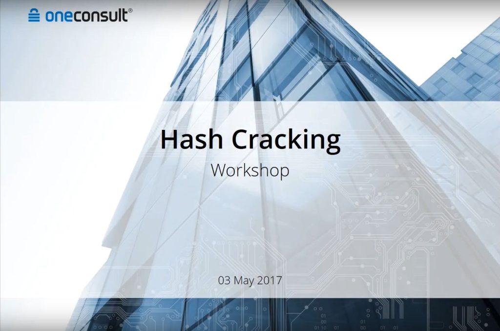 Hash Cracking