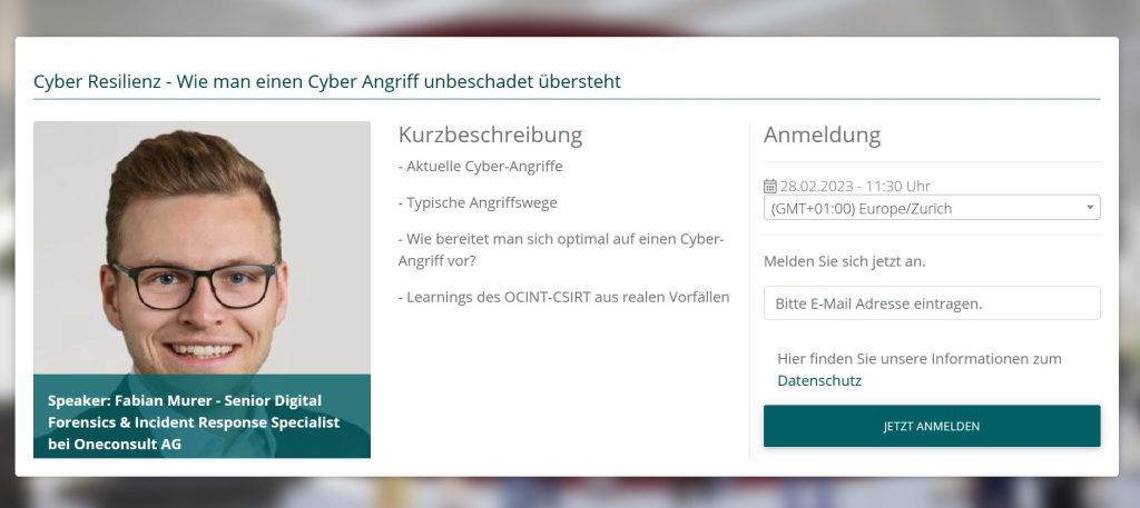 Cyber Resilienz - Wie man einen Cyber Angriff unbeschadet übersteht