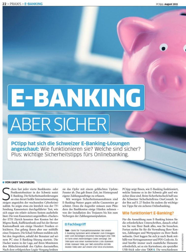 E-Banking aber sicher