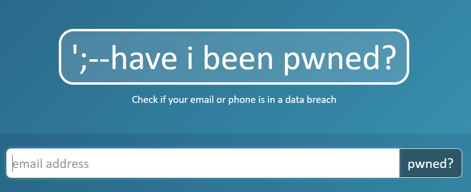 Have I been pwned? Website