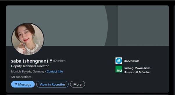 A fake Linked Profile